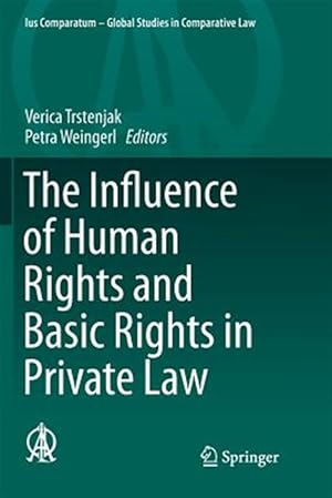 Seller image for Influence of Human Rights and Basic Rights in Private Law for sale by GreatBookPrices
