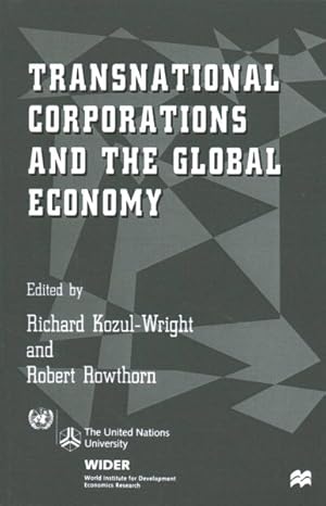Image du vendeur pour Transnational Corporations and the Global Economy mis en vente par GreatBookPrices