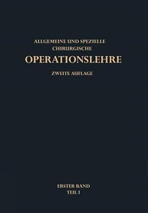 Imagen del vendedor de Allgemeine Operationslehre -Language: german a la venta por GreatBookPrices