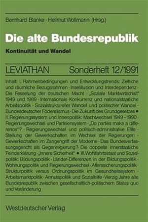 Seller image for Die Alte Bundesrepublik : Kontinuit�t Und Wandel -Language: german for sale by GreatBookPrices