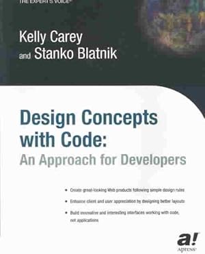 Immagine del venditore per Design Concepts With Code : A Developer Approach venduto da GreatBookPrices