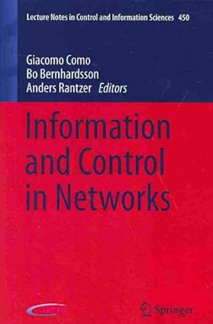 Imagen del vendedor de Information and Control in Networks a la venta por GreatBookPrices