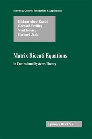 Seller image for Matrix Riccati Equations in Control and Systems Theory for sale by GreatBookPrices