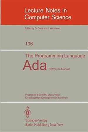 Seller image for Programming Language Ada : Reference Manual. Proposed Standard Document United States Department of Defense for sale by GreatBookPrices