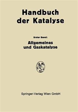 Immagine del venditore per Allgemeines Und Gaskatalyse -Language: german venduto da GreatBookPrices