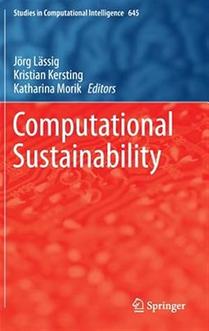 Immagine del venditore per Computational Sustainability venduto da GreatBookPrices