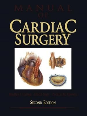 Immagine del venditore per Manual of Cardiac Surgery venduto da GreatBookPrices