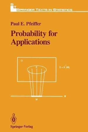 Immagine del venditore per Probability for Applications venduto da GreatBookPrices