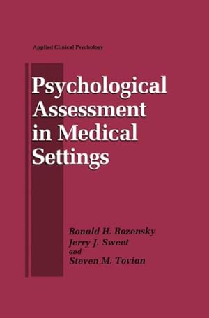 Seller image for Psychological Assessment in Medical Settings for sale by GreatBookPrices