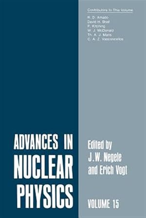Seller image for Advances in Nuclear Physics for sale by GreatBookPrices