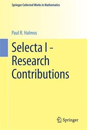 Image du vendeur pour Selecta I : Research Contributions mis en vente par GreatBookPrices