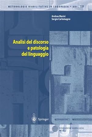 Immagine del venditore per Analisi Del Discorso E Patologia Del Linguaggio -Language: Italian venduto da GreatBookPrices