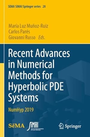 Bild des Verk�ufers f�r Recent Advances in Numerical Methods for Hyperbolic Pde Systems : Numhyp 2019 zum Verkauf von GreatBookPrices