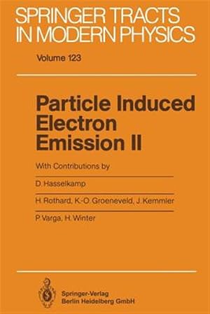 Immagine del venditore per Particle Induced Electron Emission II venduto da GreatBookPrices