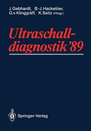 Bild des Verk�ufers f�r Ultraschall-Diagnostik '89 : Drei-L�nder-Treffen Hamburg -Language: german zum Verkauf von GreatBookPrices