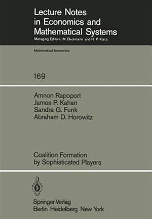 Seller image for Coalition Formation by Sophisticated Players for sale by GreatBookPrices