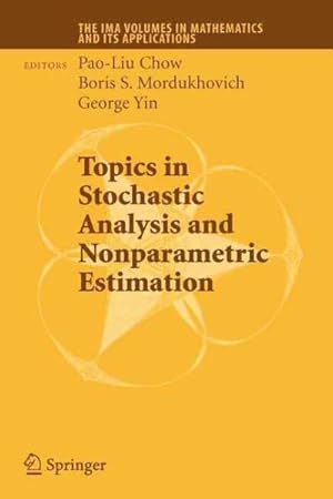 Seller image for Topics in Stochastic Analysis and Nonparametric Estimation for sale by GreatBookPrices