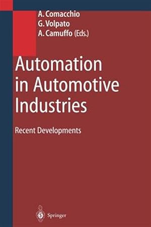 Bild des Verk�ufers f�r Automation in Automotive Industries : Recent Developments zum Verkauf von GreatBookPrices
