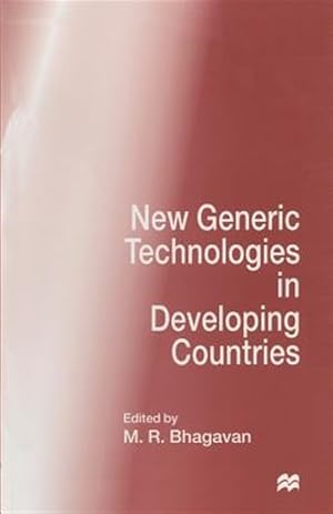 Image du vendeur pour New Generic Technologies in Developing Countries mis en vente par GreatBookPrices
