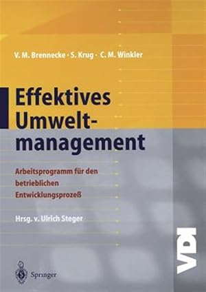 Seller image for Effektives Umweltmanagement : Arbeitsprogramm F�r Den Betrieblichen Entwicklungsproze� -Language: german for sale by GreatBookPrices