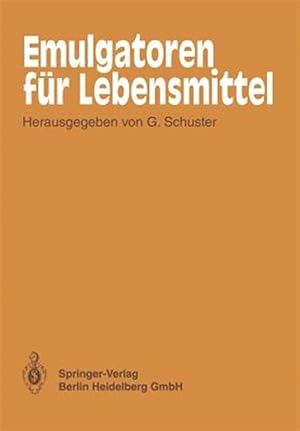 Seller image for Emulgatoren F�r Lebensmittel -Language: german for sale by GreatBookPrices