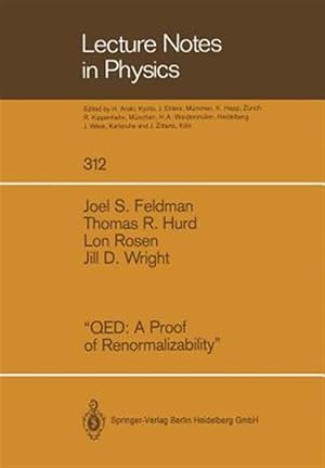 Imagen del vendedor de Qed a Proof of Renormalizability a la venta por GreatBookPrices
