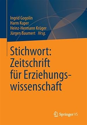 Immagine del venditore per Stichwort : Zeitschrift F�r Erziehungswissenschaft -Language: german venduto da GreatBookPrices