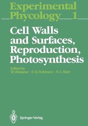 Seller image for Cell Walls and Surfaces, Reproduction, Photosynthesis for sale by GreatBookPrices