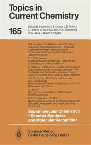 Seller image for Supramolecular Chemistry : Directed Synthesis and Molecular Recognition for sale by GreatBookPrices