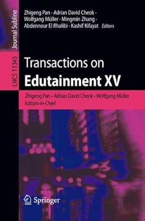 Seller image for Transactions on Edutainment for sale by GreatBookPrices