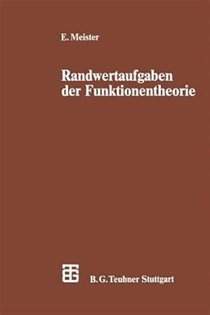 Immagine del venditore per Randwertaufgaben Der Funktionentheorie : Mit Anwendungen Auf Singul�re Integralgleichungen Und Schwingungsprobleme Der Mathematischen Physik -Language: german venduto da GreatBookPrices