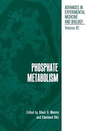 Imagen del vendedor de Phosphate Metabolism a la venta por GreatBookPrices