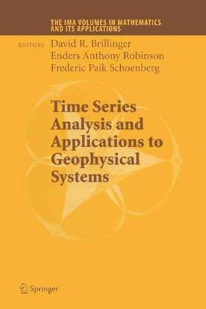 Seller image for Time Series Analysis and Applications to Geophysical Systems : Part I for sale by GreatBookPrices