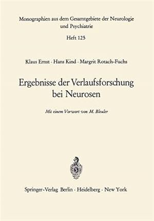 Immagine del venditore per Ergebnisse Der Verlaufsforschung Bei Neurosen -Language: German venduto da GreatBookPrices