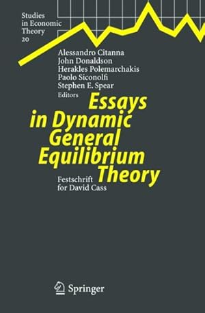 Seller image for Essays In Dynamic General Equilibrium Theory : Festschrift For David Cass for sale by GreatBookPrices