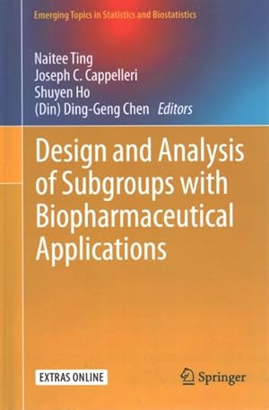 Imagen del vendedor de Design and Analysis of Subgroups With Biopharmaceutical Applications a la venta por GreatBookPrices