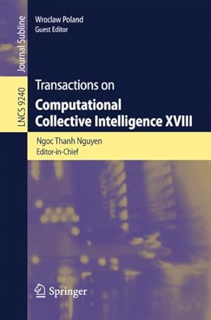 Seller image for Transactions on Computational Collective Intelligence for sale by GreatBookPrices