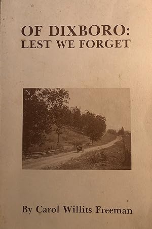 Of Dixboro: Lest We Forget