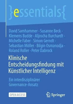 Seller image for Klinische Entscheidungsfindung Mit Knstlicher Intelligenz : Ein Interdisziplinrer Governance-ansatz -Language: German for sale by GreatBookPrices