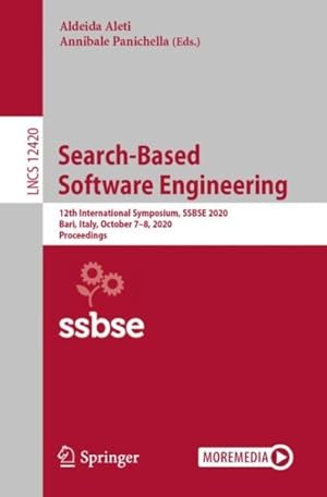Immagine del venditore per Search-based Software Engineering : 12th International Symposium, Ssbse 2020, Bari, Italy, October 7?8, 2020, Proceedings venduto da GreatBookPrices