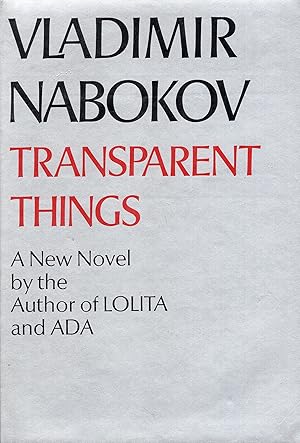 Image du vendeur pour Transparent Things mis en vente par A Cappella Books, Inc.