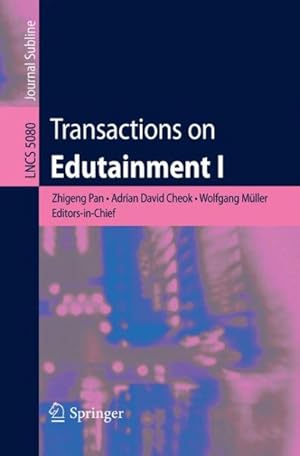 Seller image for Transactions on Edutainment I for sale by GreatBookPrices