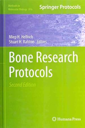 Bild des Verkufers fr Bone Research Protocols zum Verkauf von GreatBookPrices