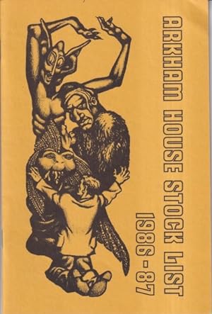 Seller image for Arkham House Stock List: 1986 - 1987 for sale by Ziesings