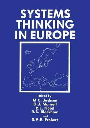 Image du vendeur pour Systems Thinking in Europe mis en vente par GreatBookPrices