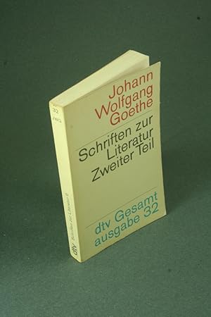 Seller image for dtv-Gesamtausgabe: Bd. 32: Schriften zur Literatur. Zweiter Teil. Mit einem Nachwort von Wolfgang Herwig for sale by Steven Wolfe Books