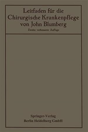 Seller image for Leitfaden Fr Die Chirurgische Krankenpflege -Language: german for sale by GreatBookPrices