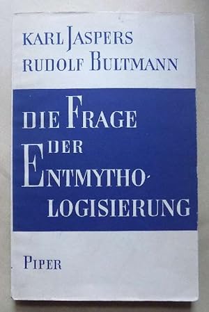 Seller image for Die Frage der Entmythologisierung. for sale by Antiquariat BcherParadies