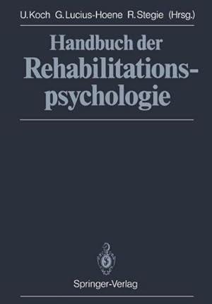 Bild des Verkufers fr Handbuch Der Rehabilitationspsychologie -Language: German zum Verkauf von GreatBookPrices
