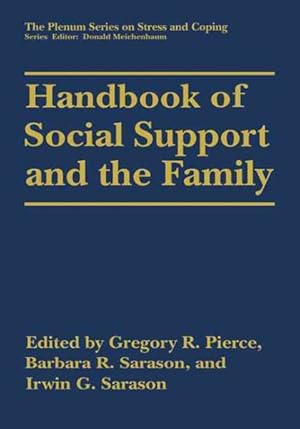 Bild des Verkufers fr Handbook of Social Support and the Family zum Verkauf von GreatBookPrices